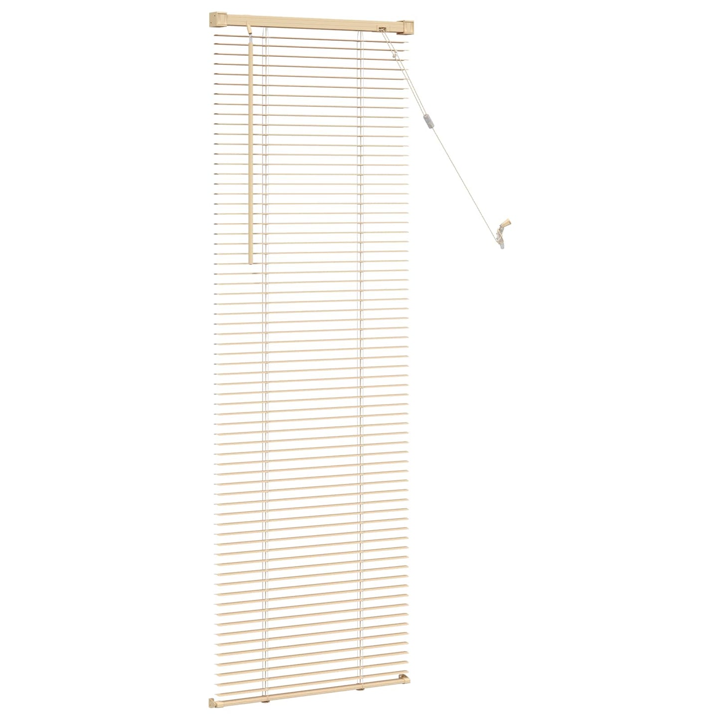 Tenda Veneziana Marrone Chiaro con Motivo 150 x 60 cm 25 mm PVC