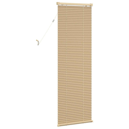 Tenda Veneziana Marrone Chiaro con Motivo 150 x 60 cm 25 mm PVC