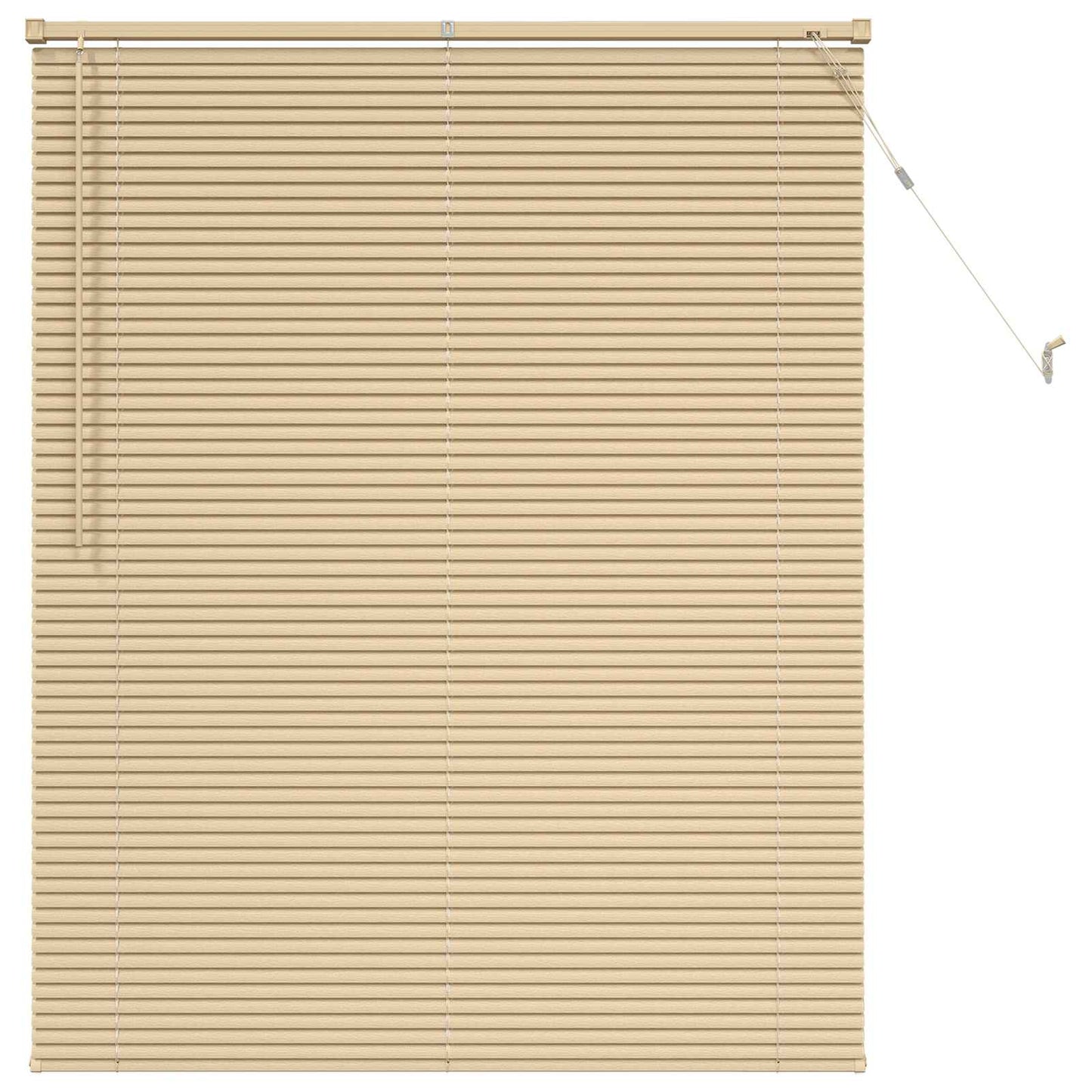 Tenda Veneziana Marrone Chiaro con Motivo 150 x 120 cm 25 mm