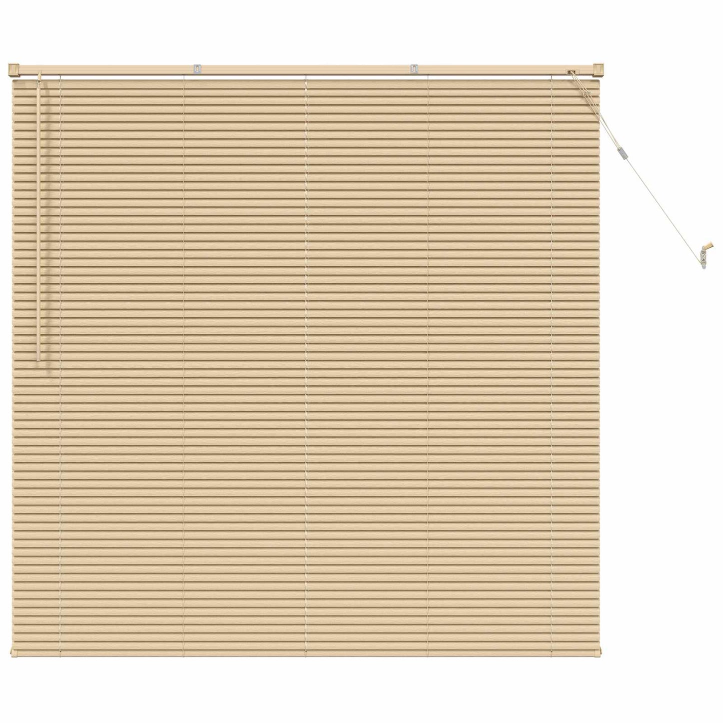 Tenda Veneziana Marrone Chiaro con Motivo 150 x 130 cm 25 mm