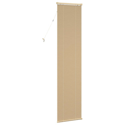 Tenda Veneziana Marrone Chiaro con Motivo 213 x 40 cm 25 mm PVC