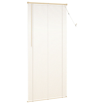 Tenda Veneziana Marrone Chiaro con Motivo 213 x 90 cm 25 mm PVC