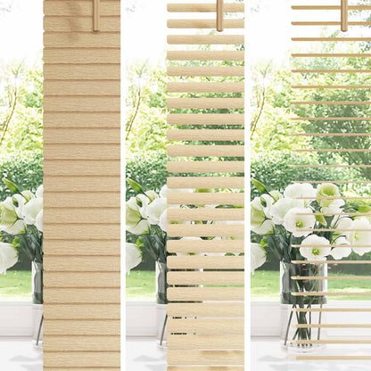 Tenda Veneziana Marrone Chiaro con Motivo 213 x 100 cm PVC | homemem39