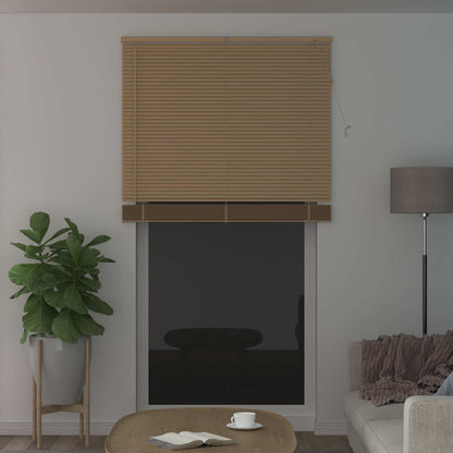 Tenda Veneziana Marrone Chiaro con Motivo 213 x 120 cm 25 mm | homemem39