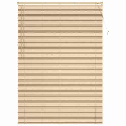 Tenda Veneziana Marrone Chiaro con Motivo 213 x 140 cm 25 mm