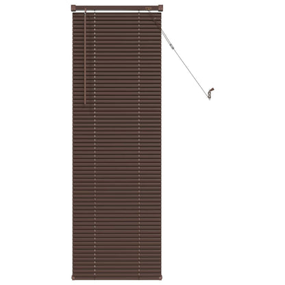 Tenda Veneziana Marrone Scuro con Motivo 150 x 40 cm 25 mm PVC | homemem39