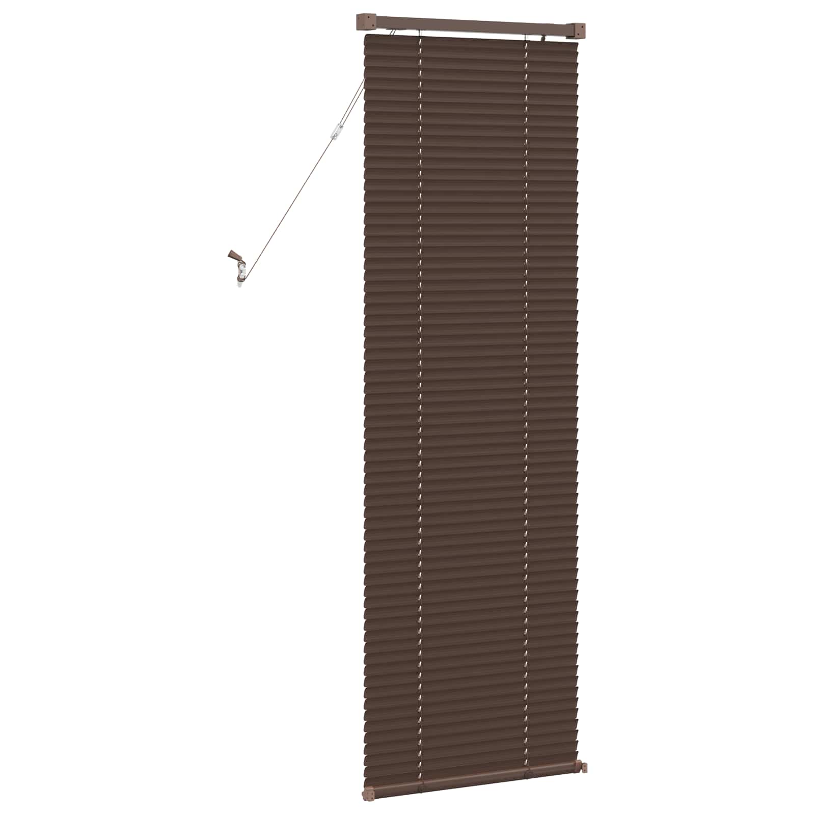 Tenda Veneziana Marrone Scuro con Motivo 150 x 60 cm 25 mm PVC | homemem39