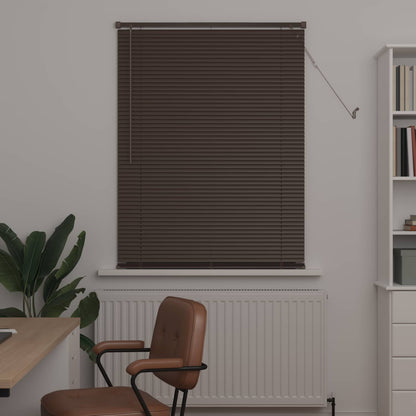 Tenda Veneziana Marrone Scuro con Motivo 150 x 70 cm 25 mm PVC | homemem39