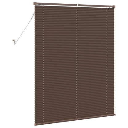 Tenda Veneziana Marrone Scuro con Motivo 150 x 120 cm 25 mm PVC | homemem39