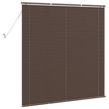 Tenda Veneziana Marrone Scuro con Motivo 150 x 130 cm 25 mm PVC | homemem39