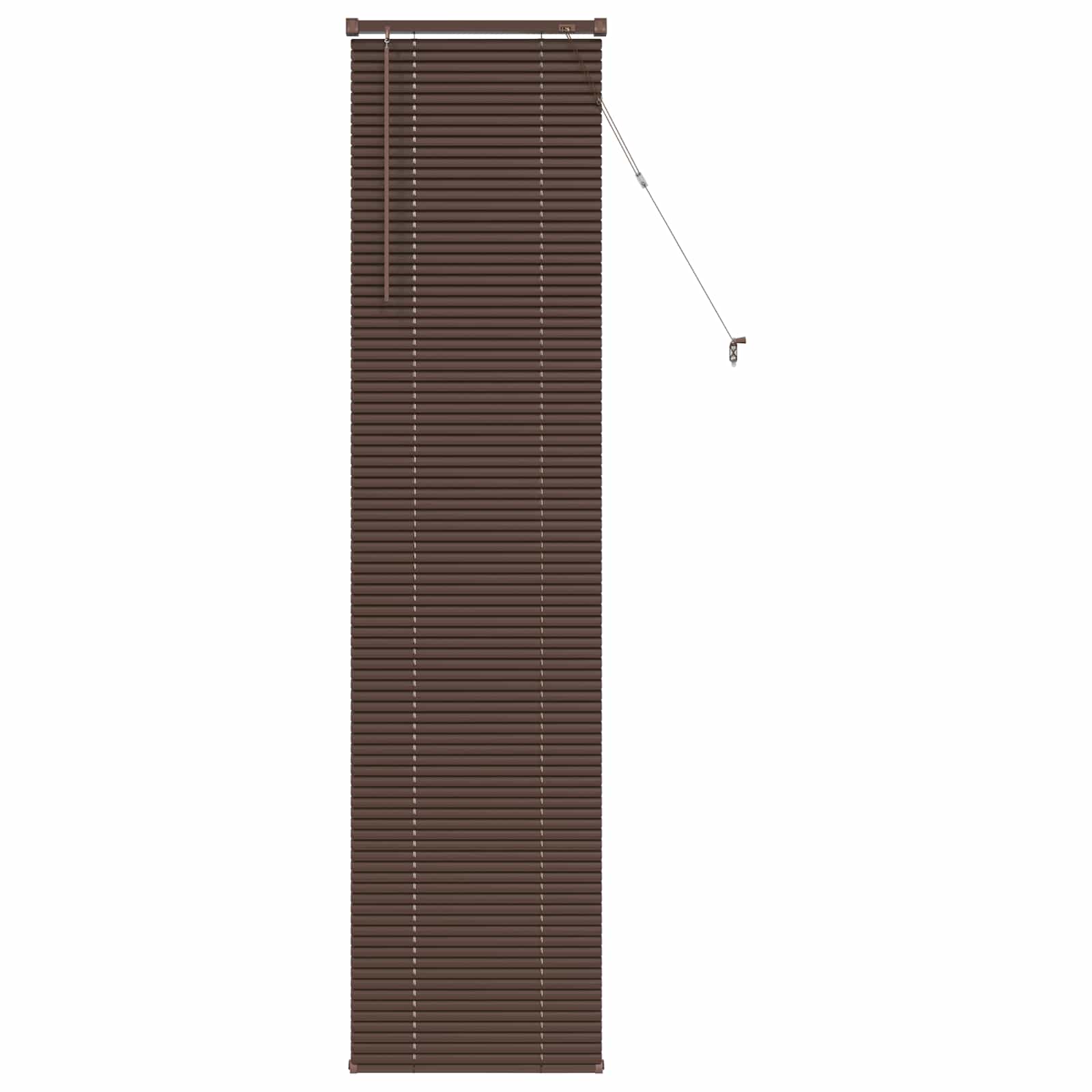 Tenda Veneziana Marrone Scuro con Motivo 213 x 40 cm 25 mm PVC | homemem39