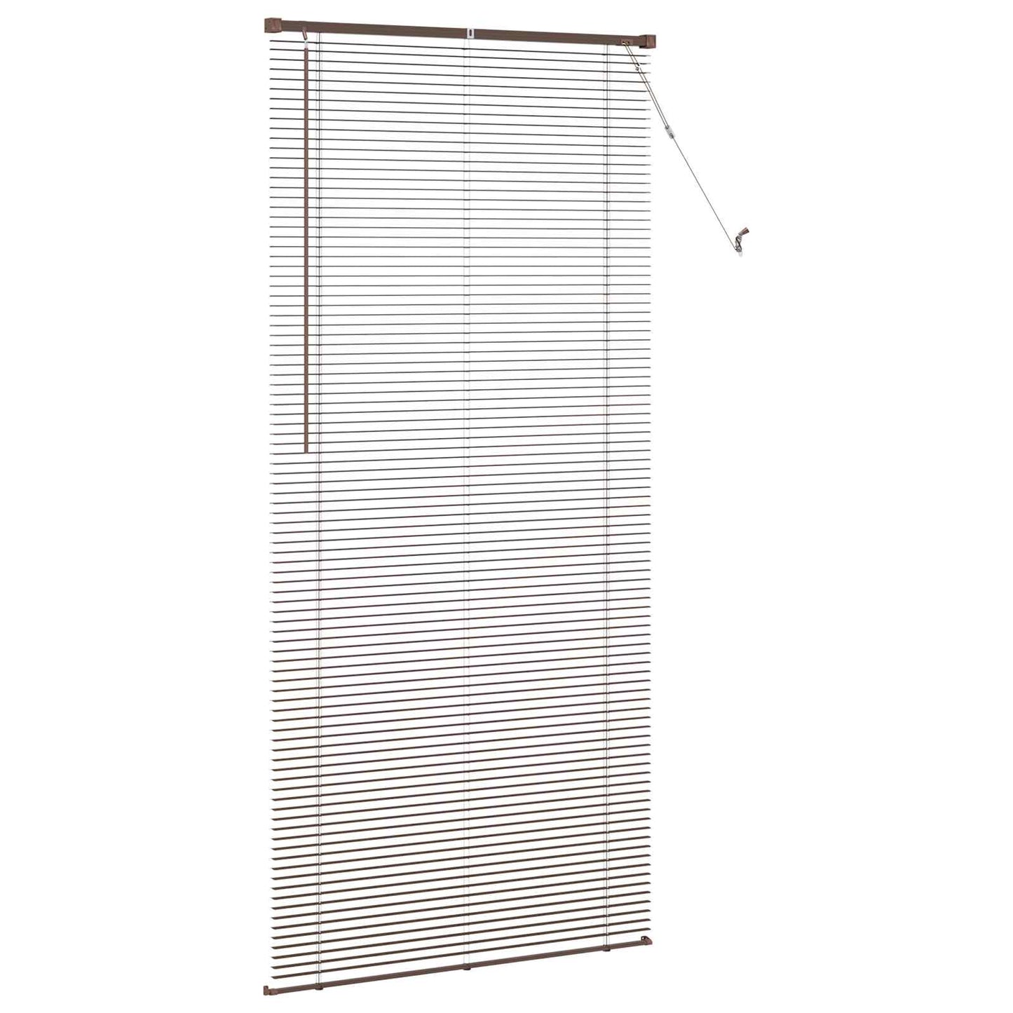 Tenda Veneziana Marrone Scuro con Motivo 213 x 80 cm 25 mm PVC | homemem39