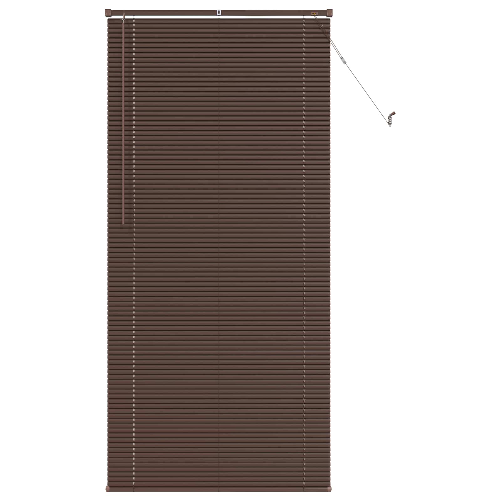 Tenda Veneziana Marrone Scuro con Motivo 213 x 100 cm 25 mm PVC | homemem39