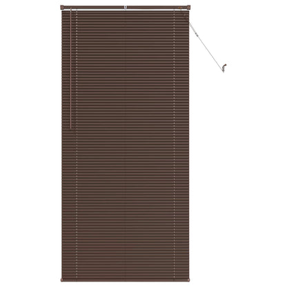 Tenda Veneziana Marrone Scuro con Motivo 213 x 100 cm 25 mm PVC | homemem39