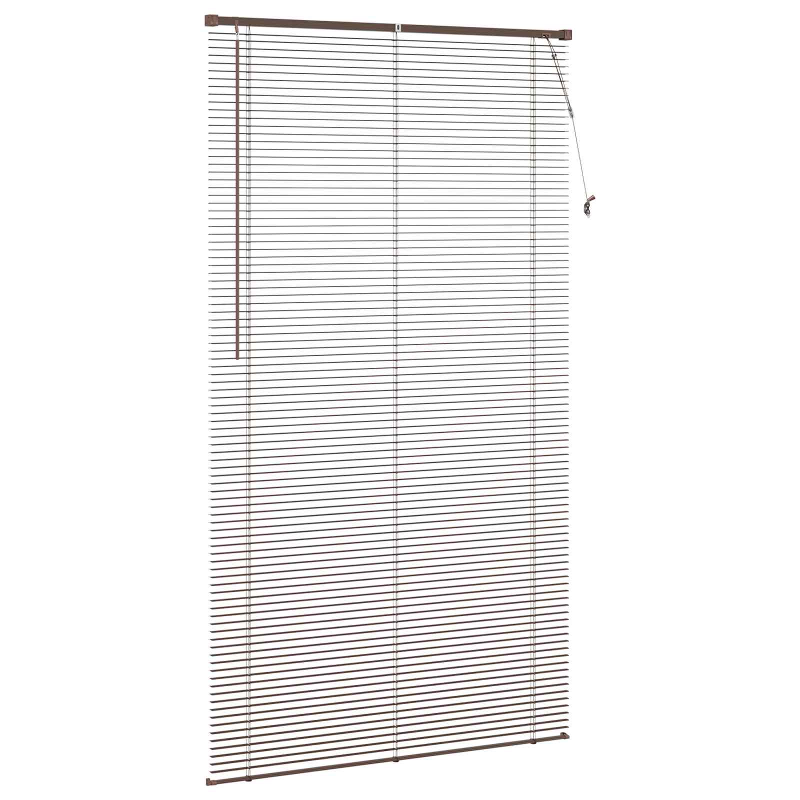 Tenda Veneziana Marrone Scuro con Motivo 213 x 120 cm 25 mm PVC | homemem39