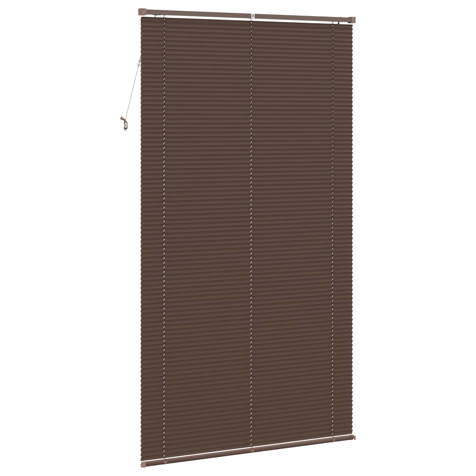 Tenda Veneziana Marrone Scuro con Motivo 213 x 120 cm 25 mm PVC | homemem39