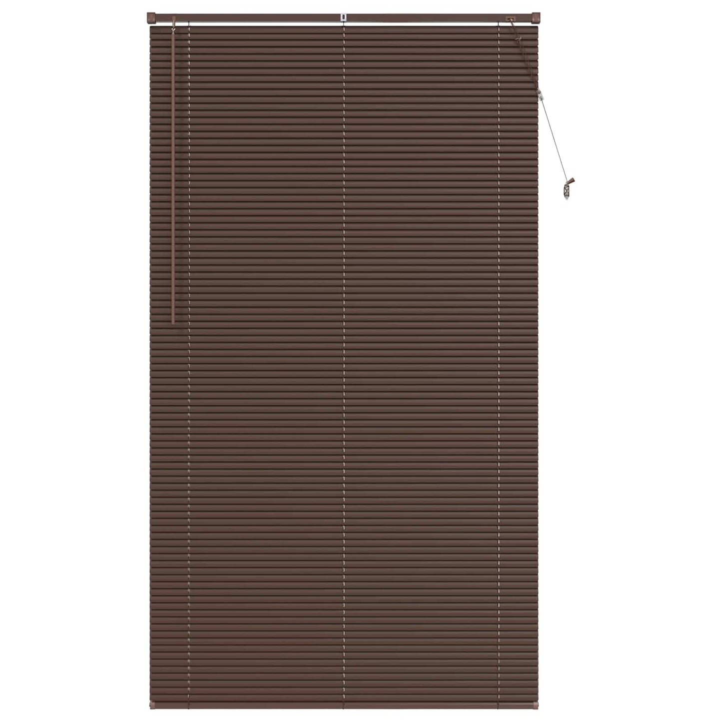 Tenda Veneziana Marrone Scuro con Motivo 213 x 120 cm 25 mm PVC | homemem39