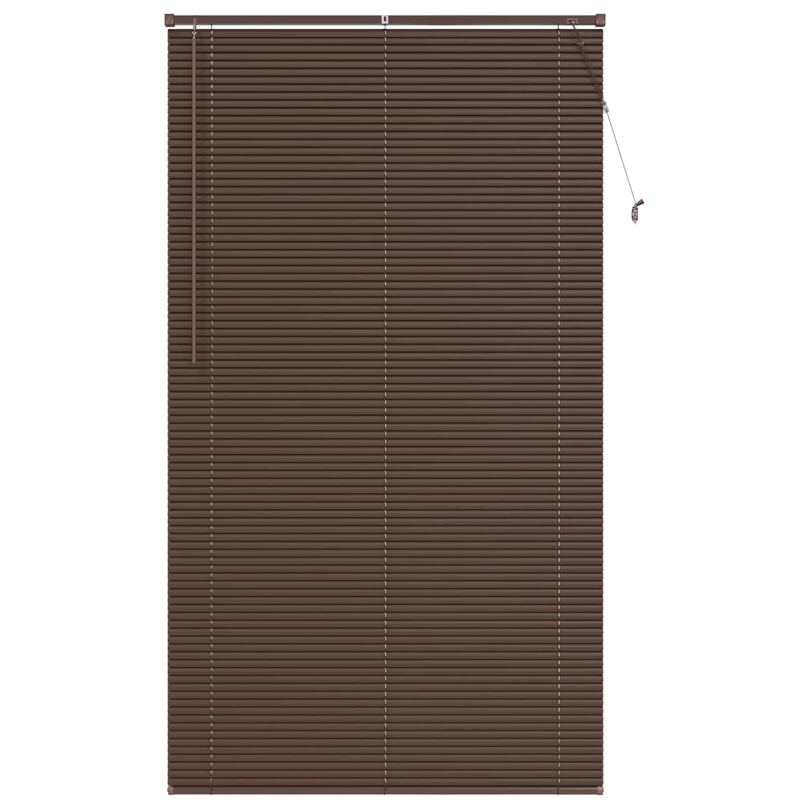 Tenda Veneziana Marrone Scuro con Motivo 213 x 120 cm 25 mm PVC | homemem39
