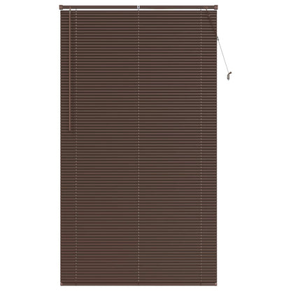 Tenda Veneziana Marrone Scuro con Motivo 213 x 120 cm 25 mm PVC | homemem39