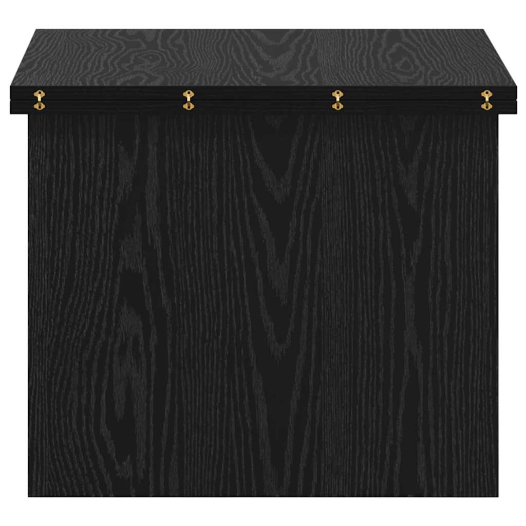 Tavolino da salotto Rovere Nero 55 x 54,5 x 45 cm
