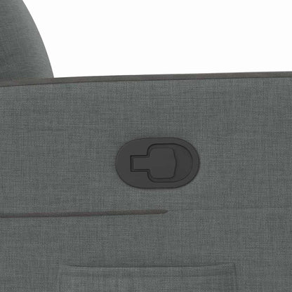 Poltrona reclinabile Grigio scuro 69 x 86 x 100 cm Tessuto