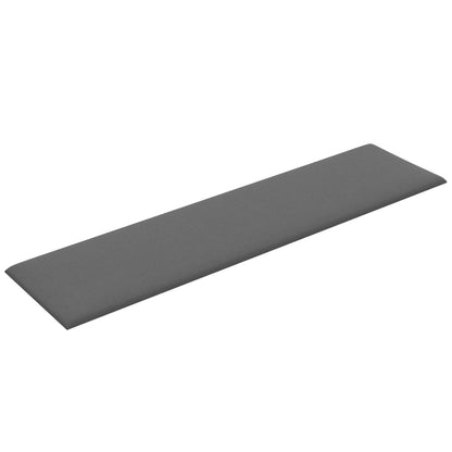 Testiera da Parete 12 pcs Grigio chiaro 60 x 15 cm Tessuto | homemem39