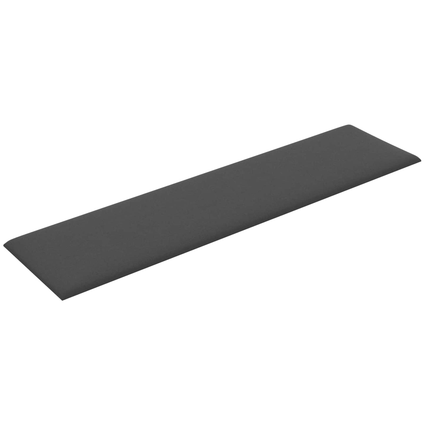 Testiera da Parete 12 pcs Grigio scuro 60 x 15 cm Tessuto | homemem39
