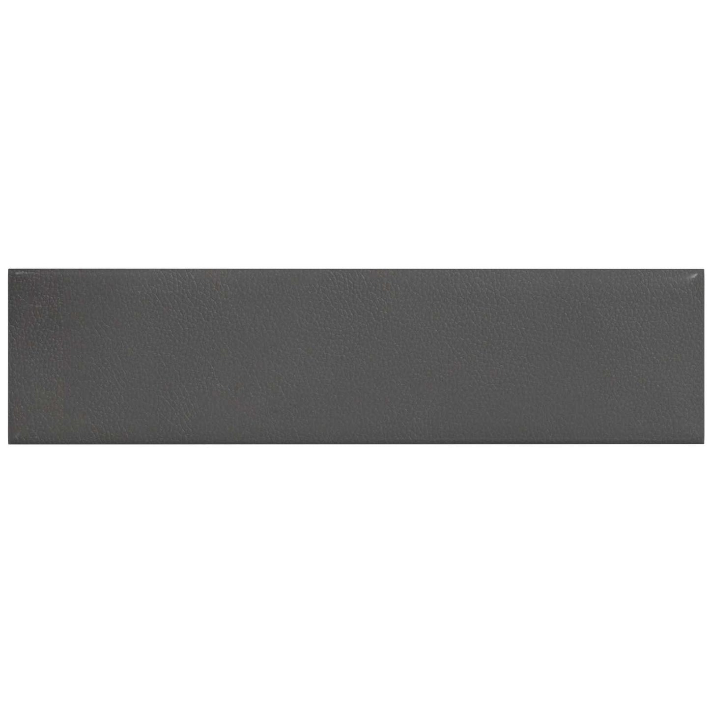 Testiera da Parete 12 pcs Grigio 60 x 15 cm Tessuto