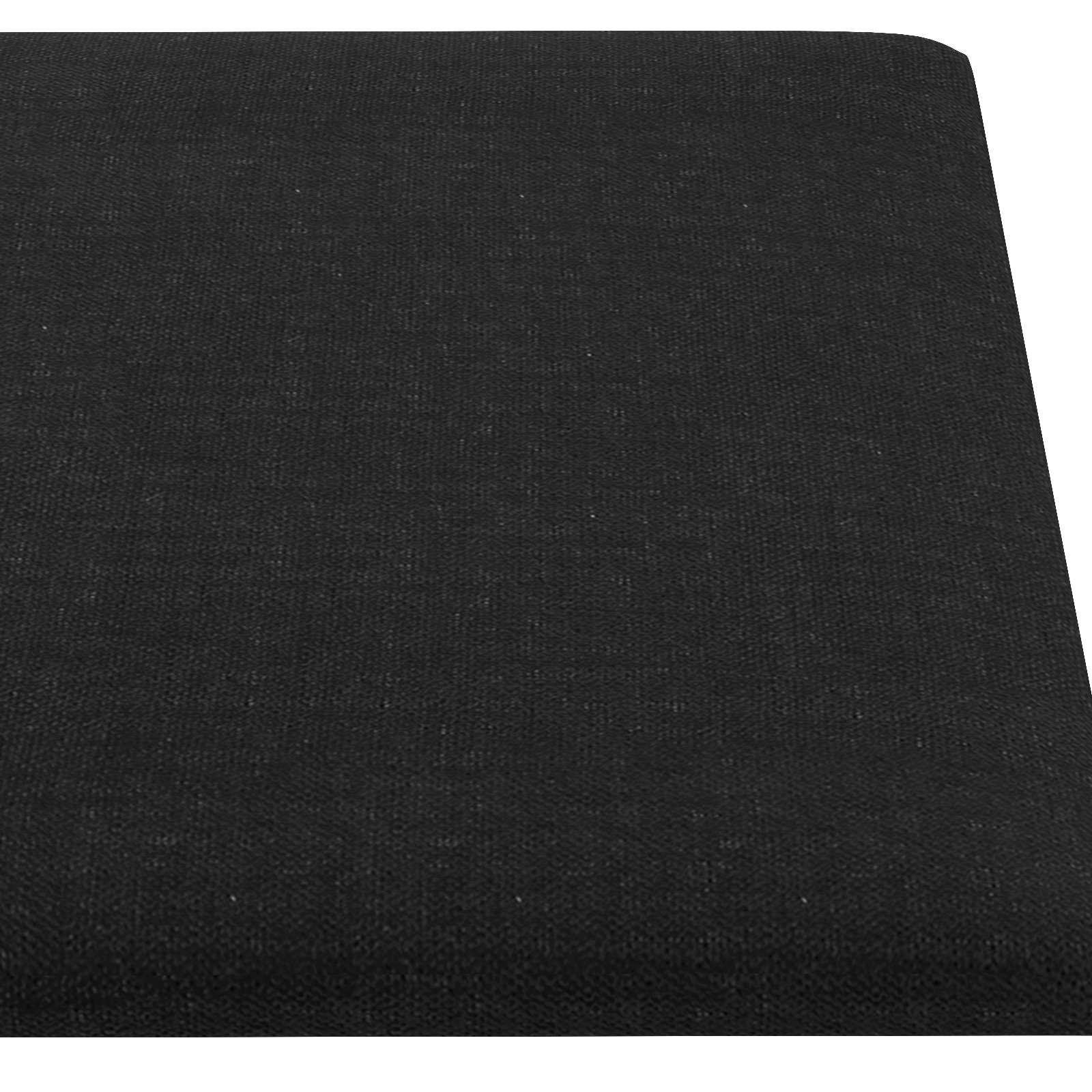 Testiera da Parete 12 pcs Nero 60 x 30 cm Tessuto | homemem39