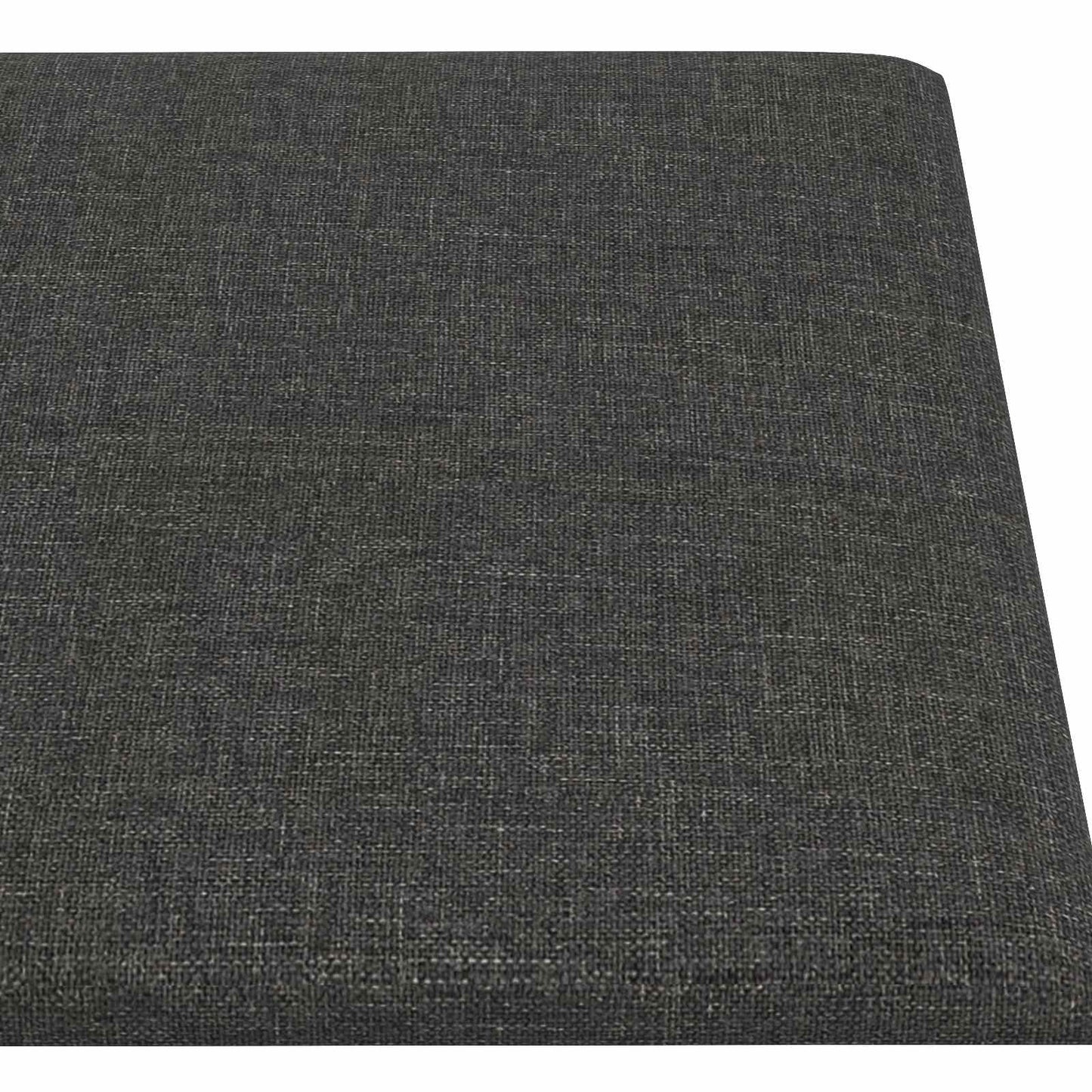 Testiera da Parete 12 pcs Grigio scuro 90 x 15 cm Tessuto | homemem39