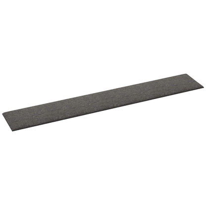 Testiera da Parete 12 pcs Grigio scuro 90 x 15 cm Tessuto | homemem39