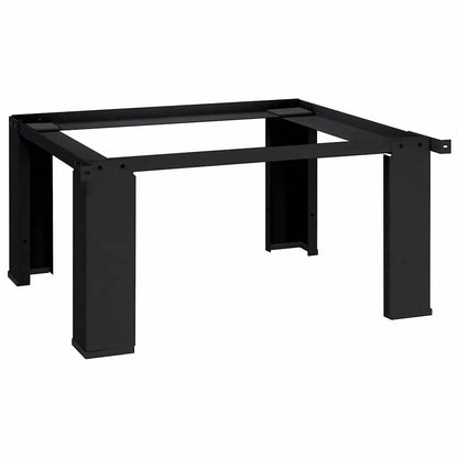 Pedestallo per Lavatrice Nero 64 x 55 x 32,5 cm Acciaio | homemem39