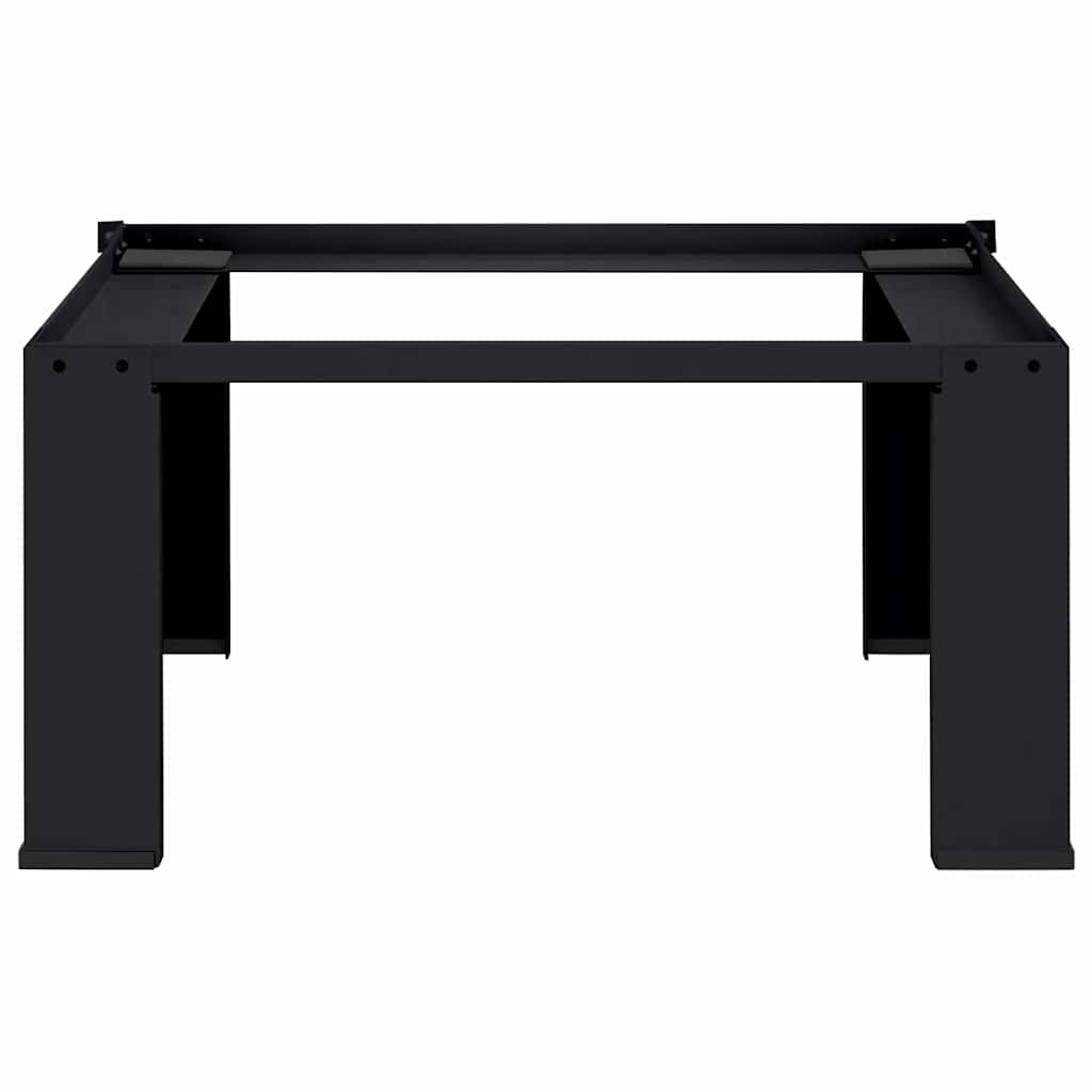 Pedestallo per Lavatrice Nero 64 x 55 x 32,5 cm Acciaio | homemem39