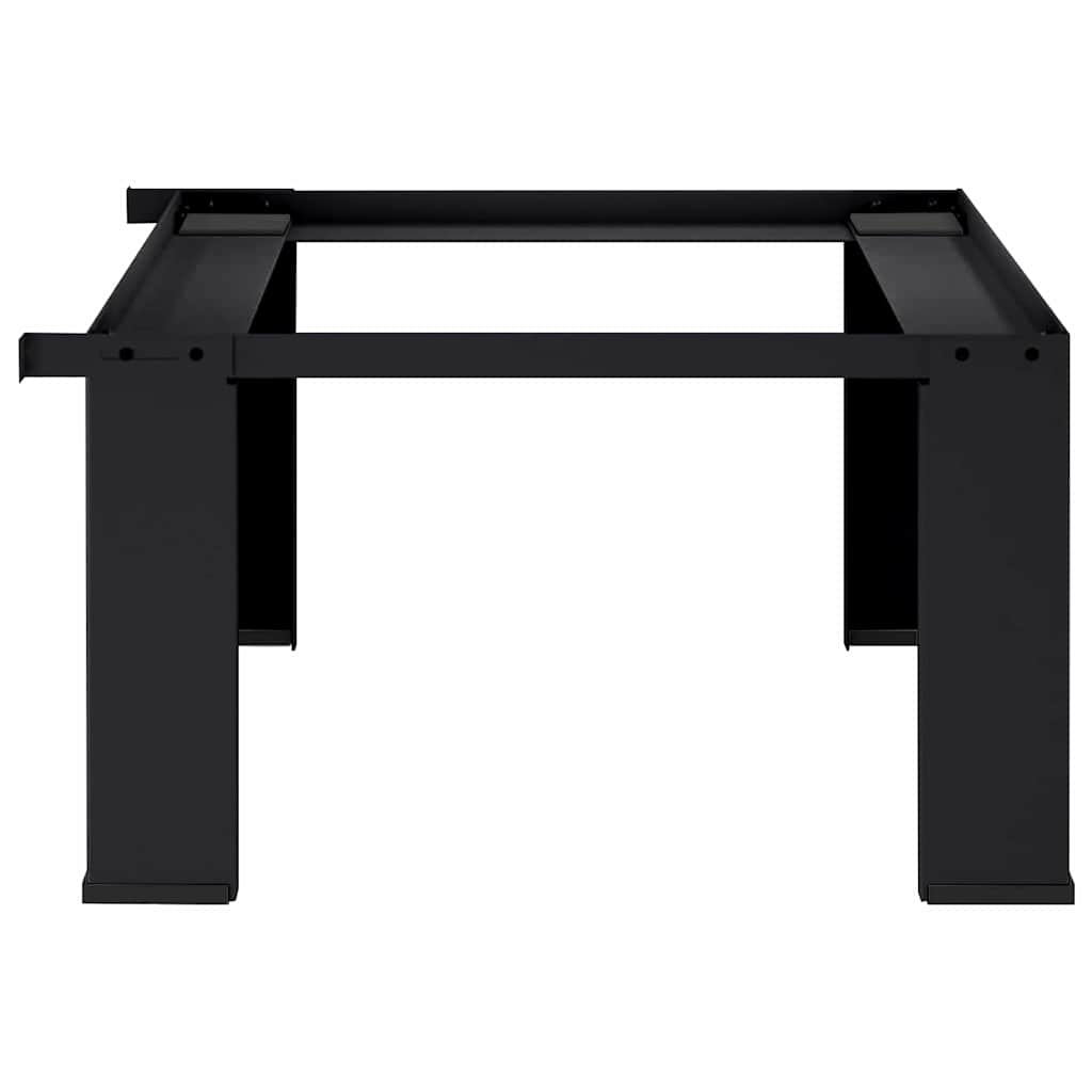 Pedestallo per Lavatrice Nero 64 x 55 x 32,5 cm Acciaio | homemem39
