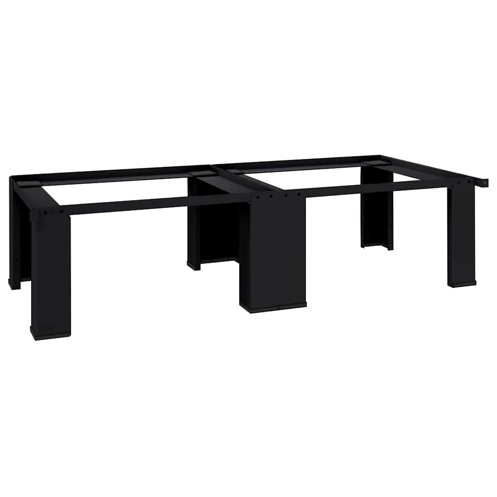 Pedestallo per Lavatrice 2 pcs Nero 127 x 54,5 x 32,5 cm | homemem39