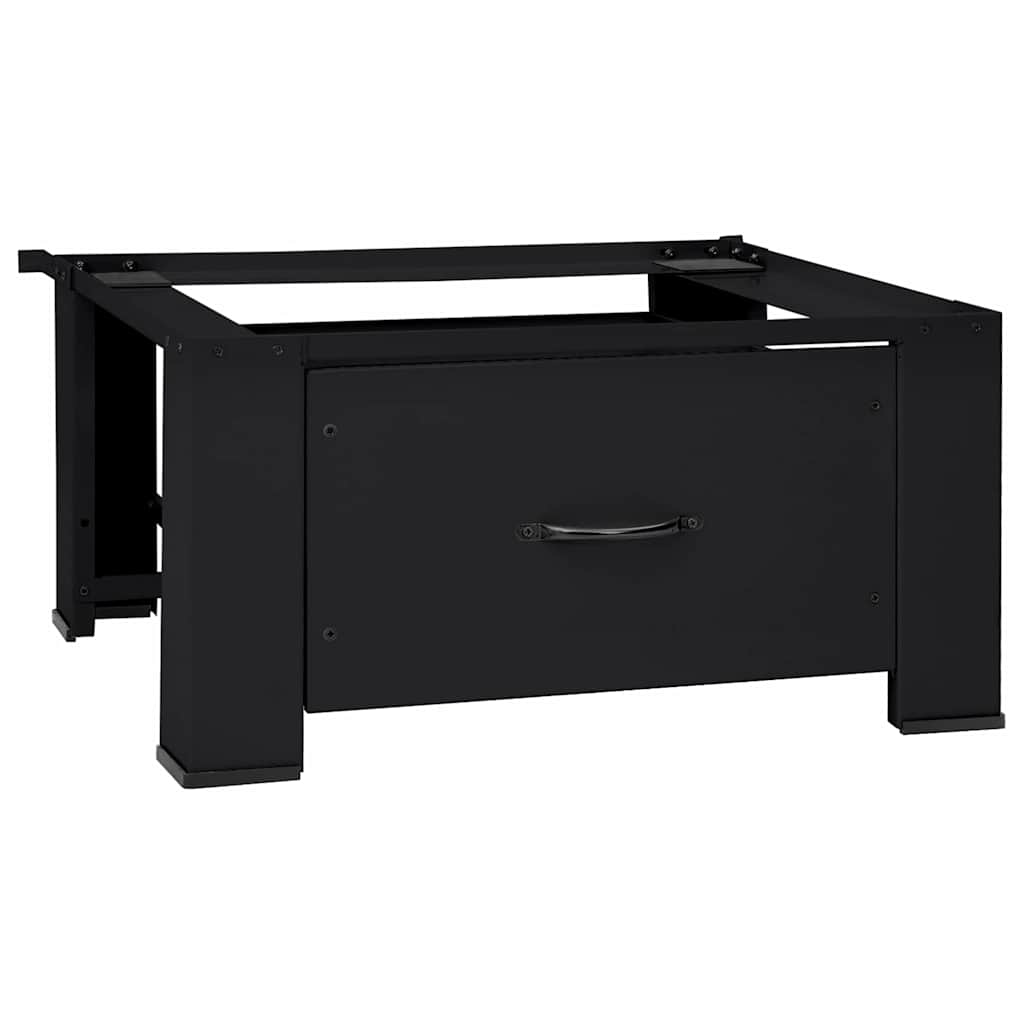 Pedestallo per Lavatrice Nero 64 x 55 x 32,5 cm Acciaio | homemem39