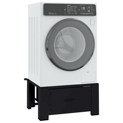 Pedestallo per Lavatrice Nero 64 x 55 x 32,5 cm Acciaio | homemem39