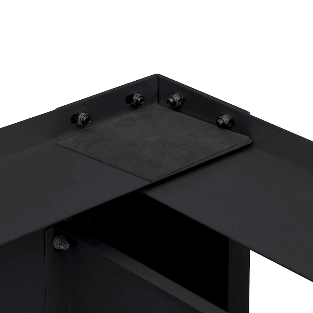 Pedestallo per Lavatrice 2 pcs Nero 127 x 54,5 x 32,5 cm | homemem39