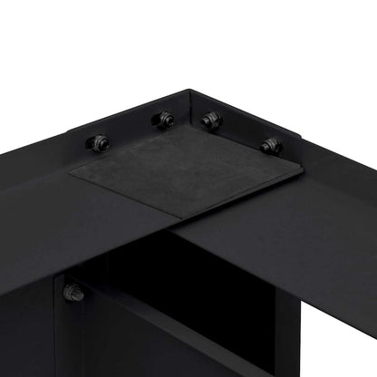 Pedestallo per Lavatrice 2 pcs Nero 127 x 54,5 x 32,5 cm | homemem39
