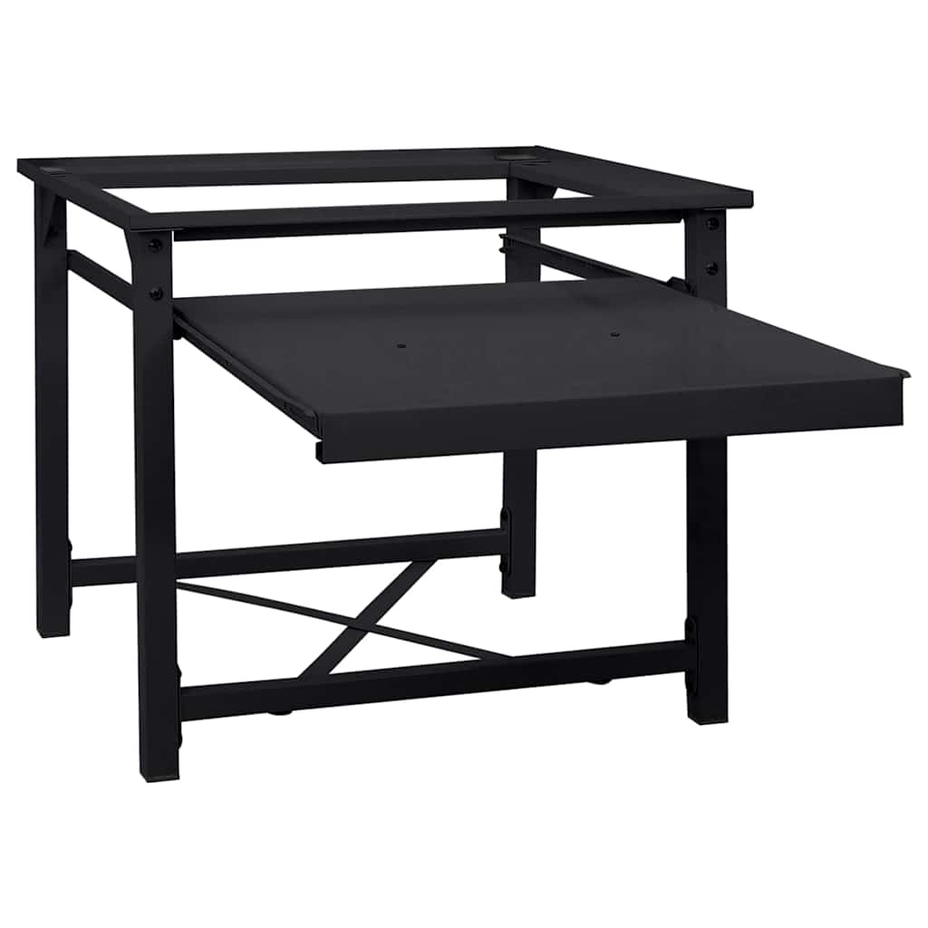 Pedestallo per Lavatrice Nero 60 x 56 x 52 cm Acciaio | homemem39