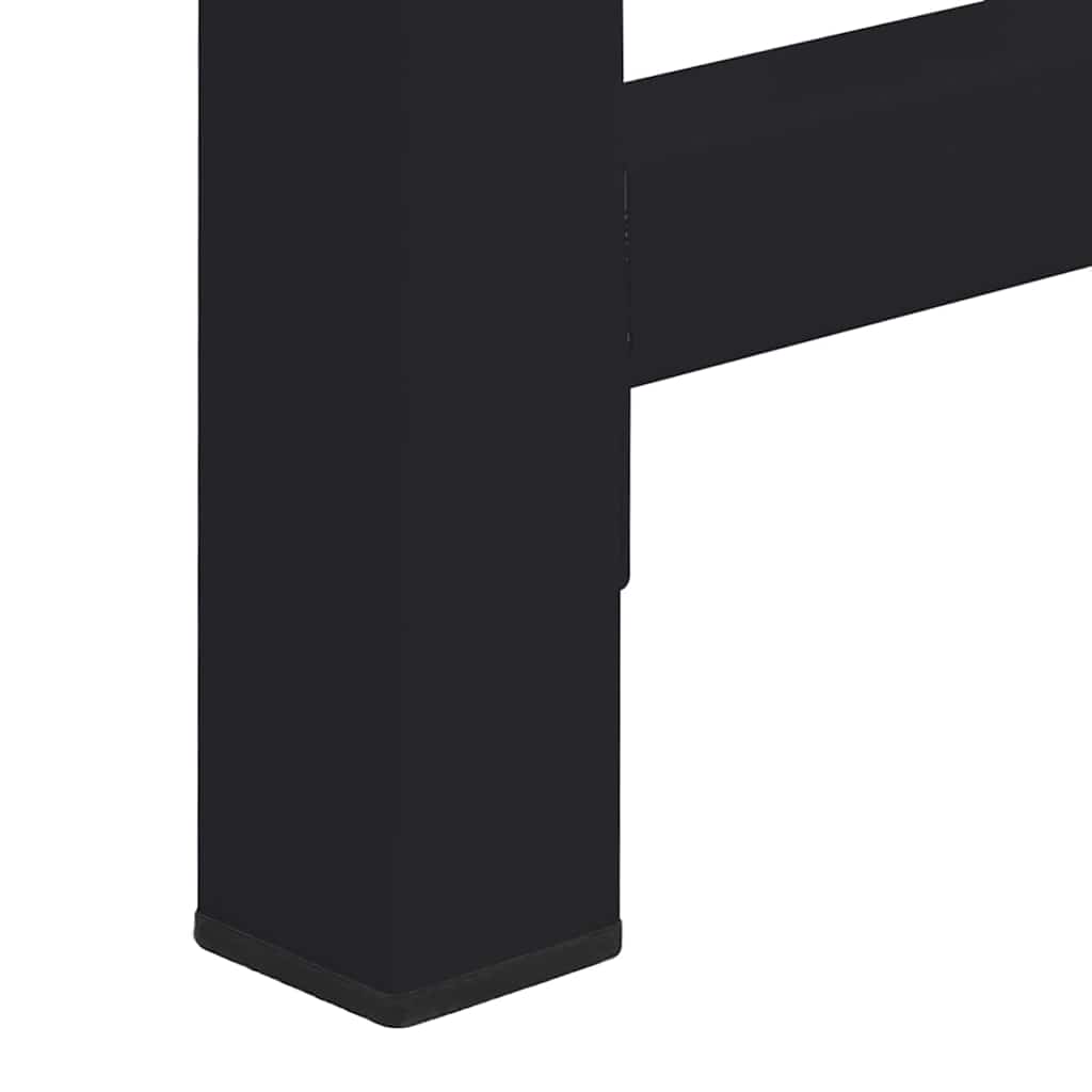 Pedestallo per Lavatrice 2 pcs Nero 120 x 56 x 52 cm Acciaio