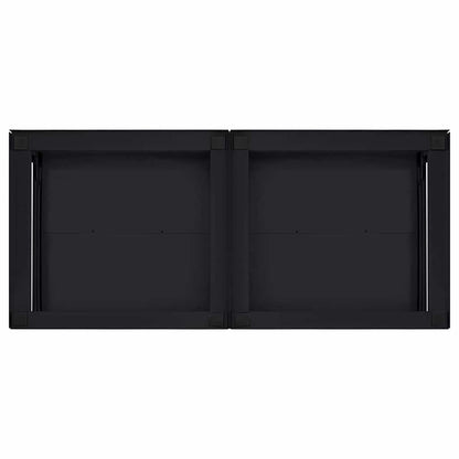 Pedestallo per Lavatrice 2 pcs Nero 120 x 56 x 52 cm Acciaio | homemem39