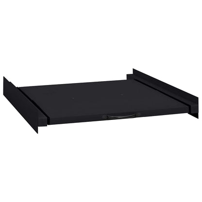 Mensola Intermedia per Lavatrice Nero 60 x 60 x 8 cm Acciaio