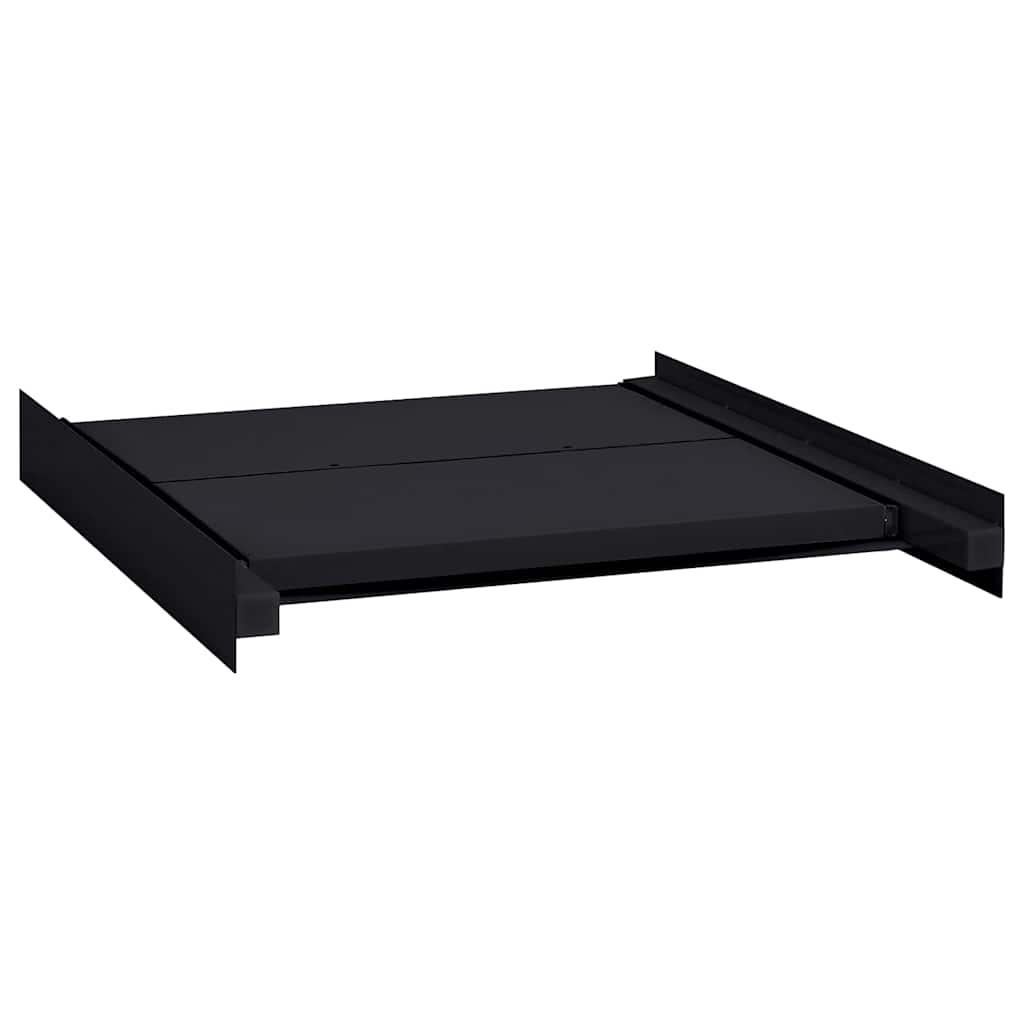 Mensola Intermedia per Lavatrice Nero 60 x 60 x 8 cm Acciaio | homemem39