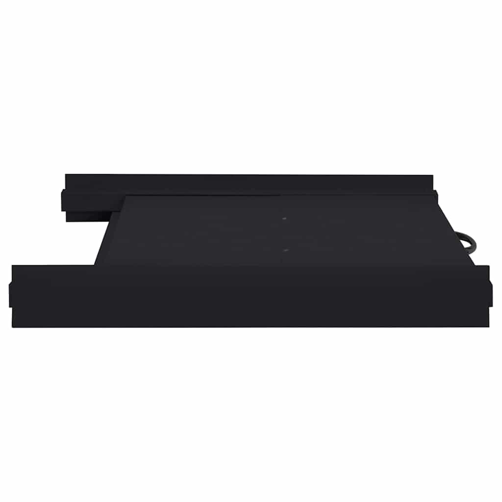 Mensola Intermedia per Lavatrice Nero 60 x 60 x 8 cm Acciaio | homemem39