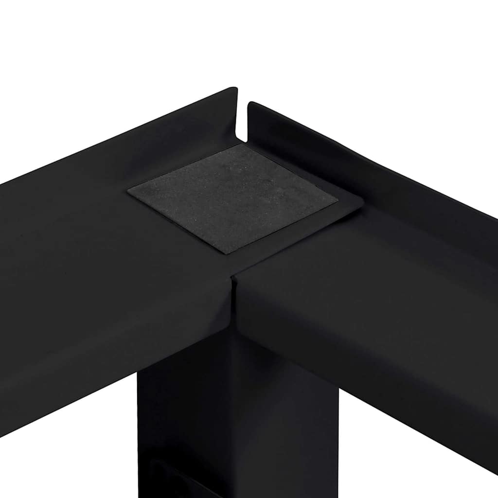 Pedestallo per Lavatrice 2 pcs Nero 124,5 x 61,5 x 32,5 cm | homemem39