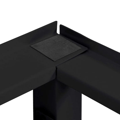 Pedestallo per Lavatrice 2 pcs Nero 124,5 x 61,5 x 32,5 cm | homemem39