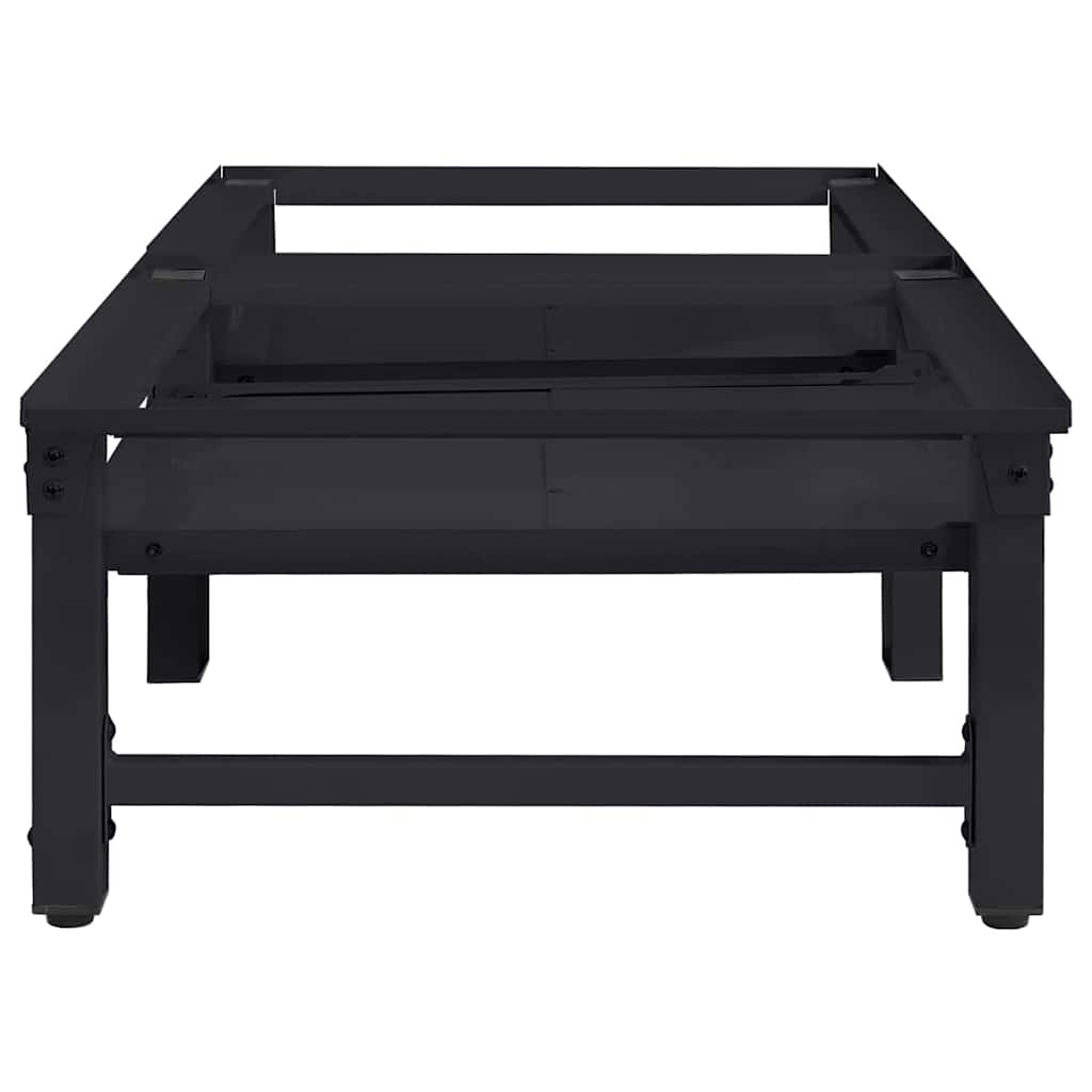 Pedestallo per Lavatrice 2 pcs Nero 124,5 x 61,5 x 32,5 cm | homemem39