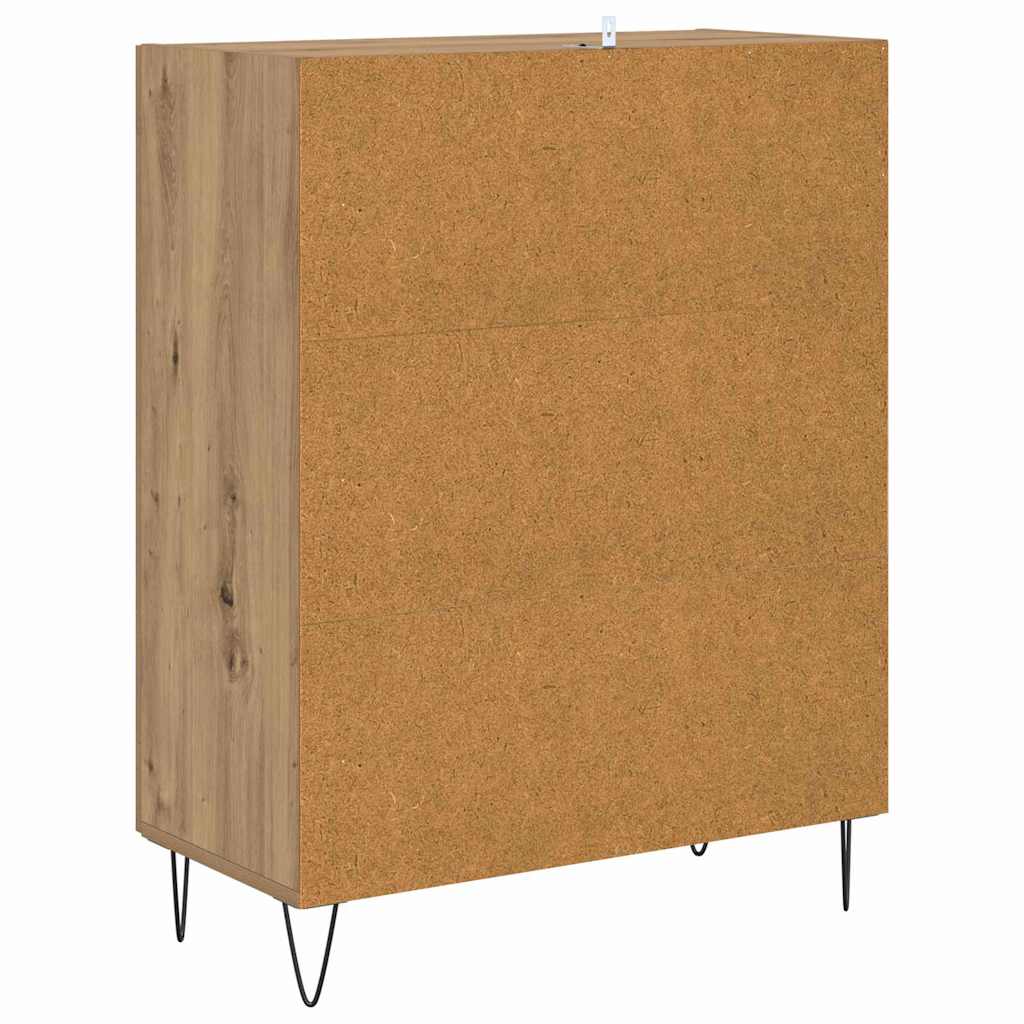 Credenza Rovere artigianale 69,5 x 34 x 90 cm Legno multistrato