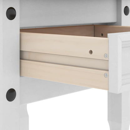 Tavolino Corona Bianco 50 x 50 x 50 cm Pino massello | homemem39